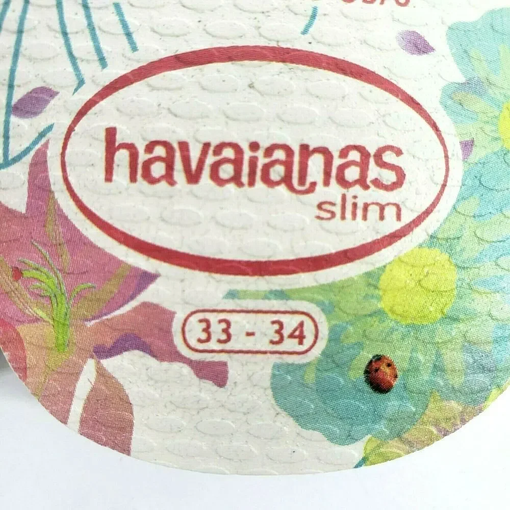 Disney Havaianas Slim Flip Flops Tinkerbell‎  Pink